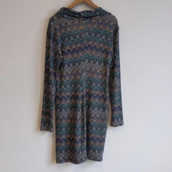 Comfy cowl-neck dress by Berlin designer Size L - Picture 3 of 6